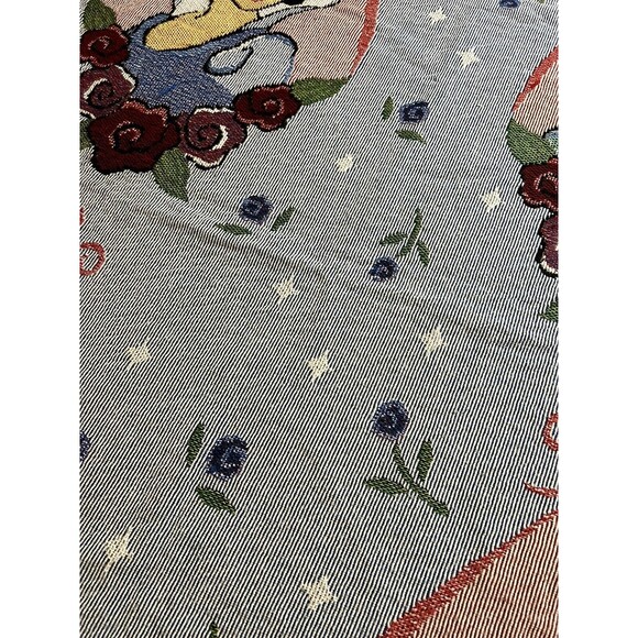 Chatham Disney Princess Woven Throw Belle Snow White Sleeping Beauty Cinderella - Picture 8 of 10
